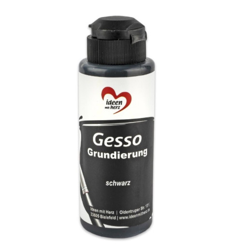 Gesso Grundierung schwarz