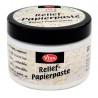 Relief Papierpaste altweiss
