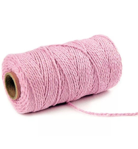Jute Faden rosa