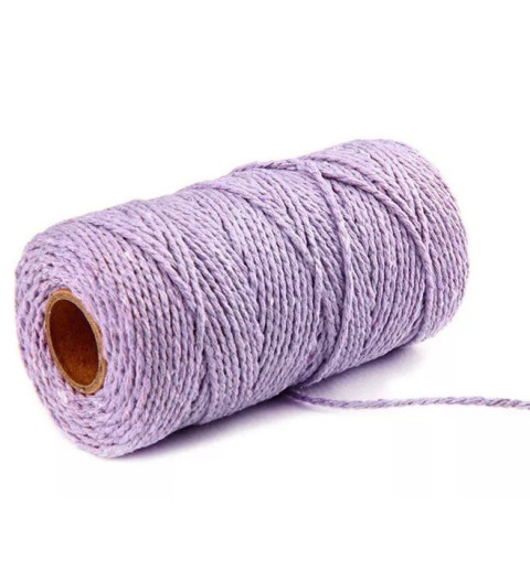 Jute Faden flieder