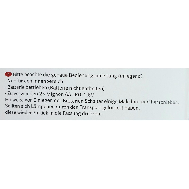 LED Lichterkette Kaltweiss