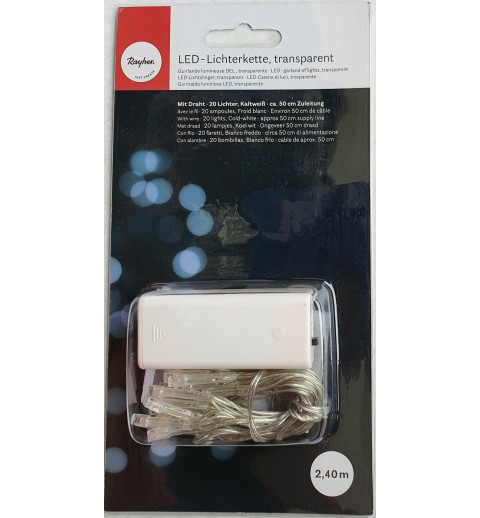 LED Lichterkette Kaltweiss
