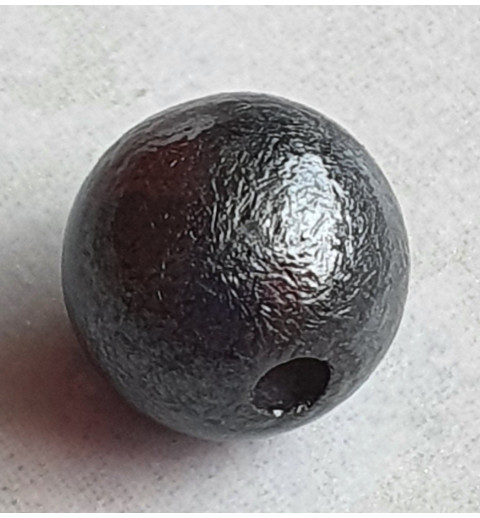 Kunststoff Perle anthrazit