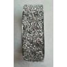 Glitzerband anthrazit