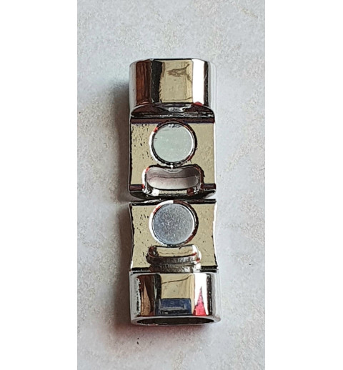 Magnet Verschluss silberfarbig