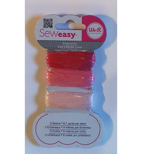 Sew Easy Stickgarn pink