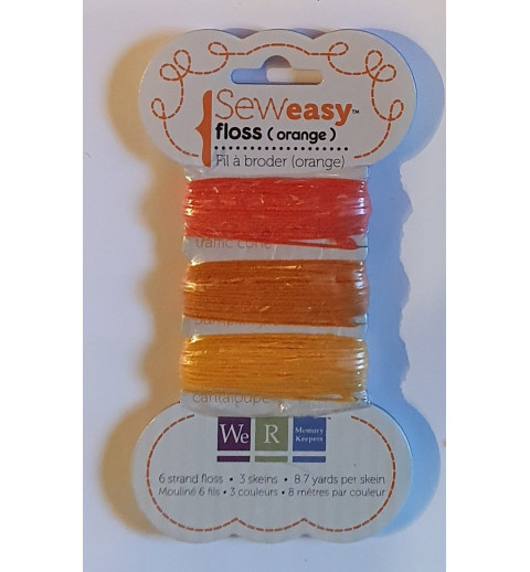 Sew Easy Stickgarn orange