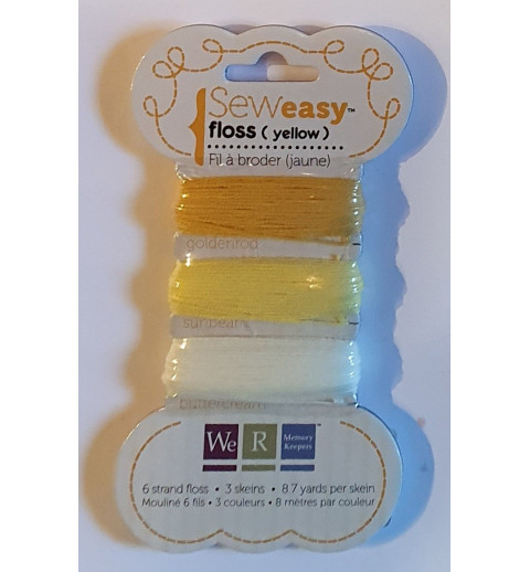 Sew Easy Stickgarn gelb