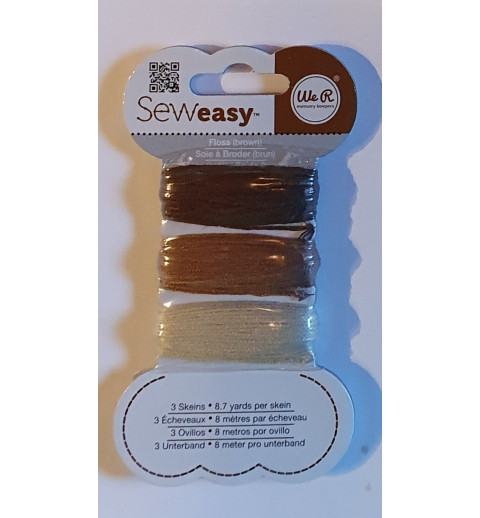 Sew Easy Stickgarn braun