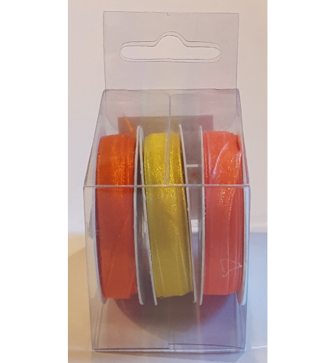 Organza Bänder orange
