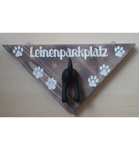 Leinenparkplatz schwarz