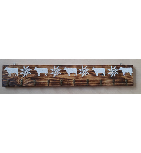 Schlüsselbrett Kühe/Edelweiss