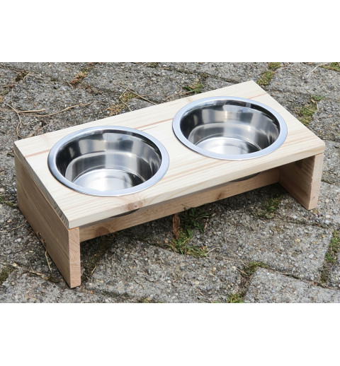 Futter/Wassernapf L doppelt
