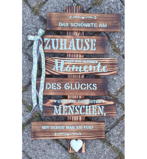 Schild Zuhause.....