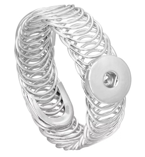 Armband für Wechselschmuck silberfarbig