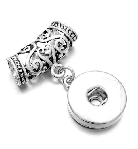 Anhänger für Wechselschmuck silberfarbig