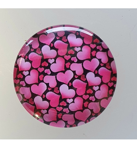 Cabochon 30 mm Herzen