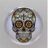 Cabochon 30 mm Totenkopf gelb