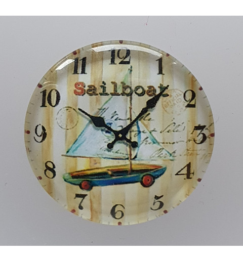 Cabochon Uhr Boot