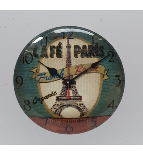 Cabochon Uhr Eifelturm