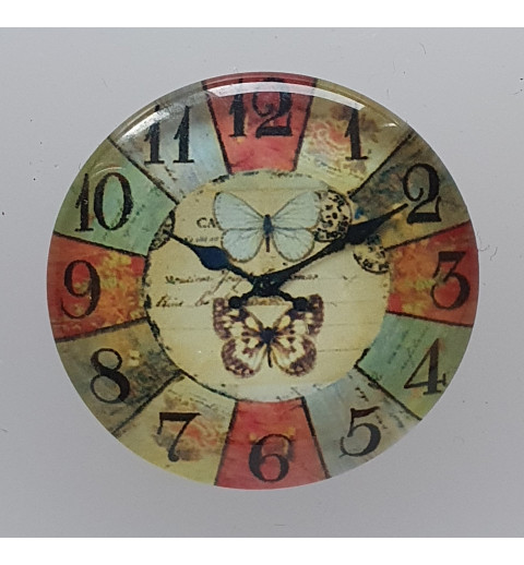 Cabochon Uhr Welt