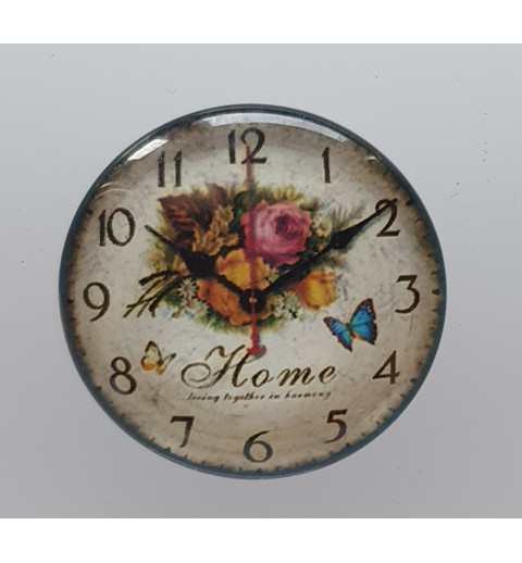 Cabochon Uhr Rosen