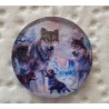 Cabochon Wolfsfamilie