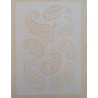Schablone Paisley Muster