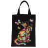3D Diamant Pixel Tasche Katze