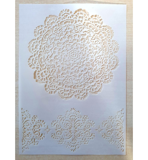 Schablone Ornamente