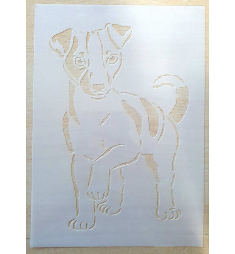 Schablone Hund
