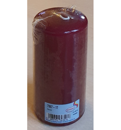 Kerze bordeaux