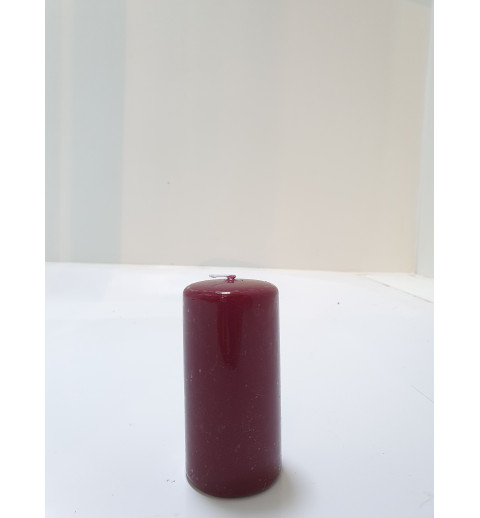 Kerze bordeaux