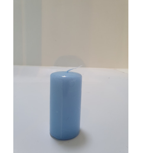 Kerze hellblau