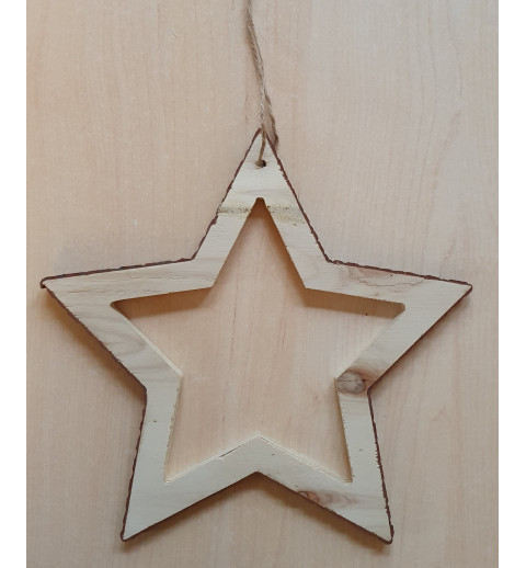 Holz Stern zum Hängen