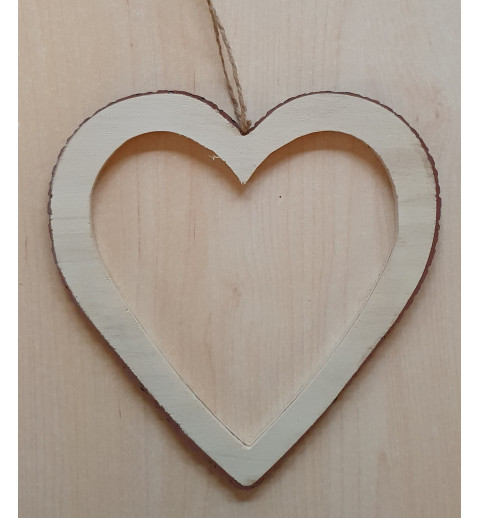 Holz Herz zum Hängen