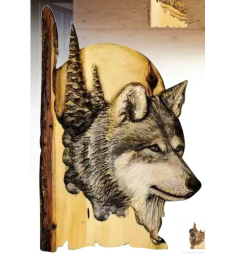 Holzmotive Wolf