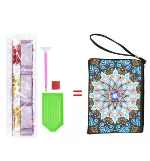 3D Diamant Pixel Tasche Ornament