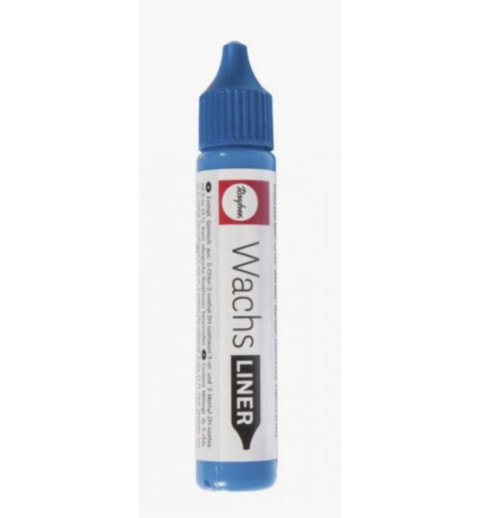 Wachs-Liner azurblau