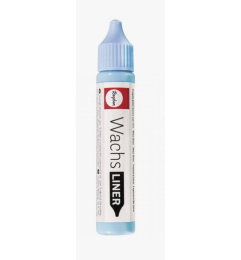 Wachs-Liner hellblau