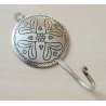 Metall Haken silberfarbig