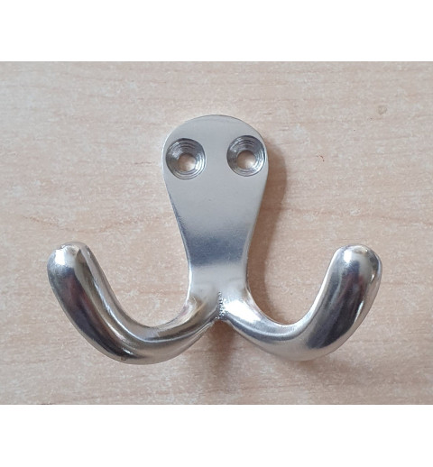 Metall Haken silberfarbig