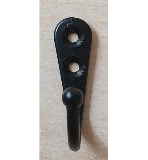 Metall Haken schwarz