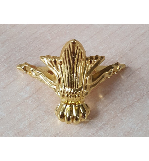Metall Beine goldfarbig