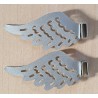 Metall Flügel silber
