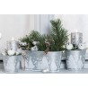 Metall Wanne silber
