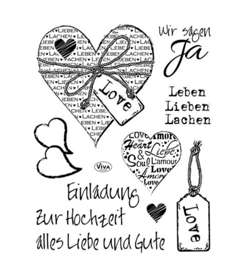 Clear Stamps Hochzeit