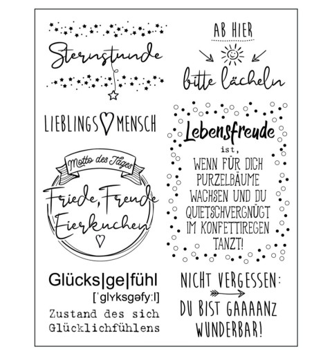 Clear Stamps Lebensfreude