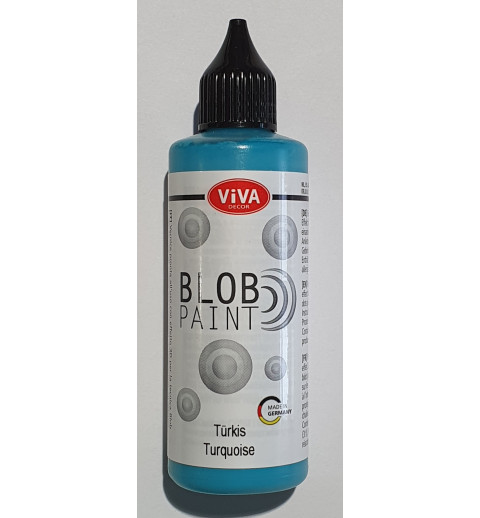 Blob Paint Farbe türkis