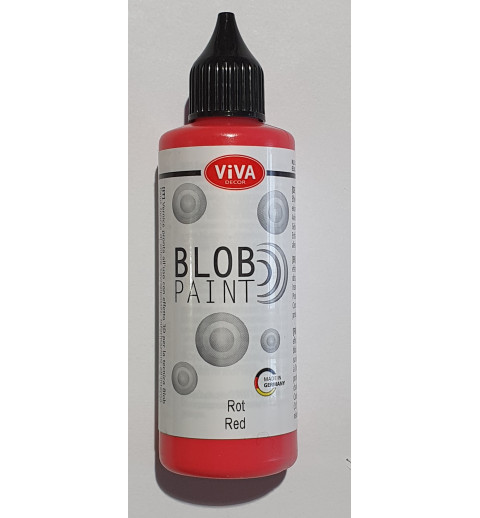 Blob Paint Farbe rot